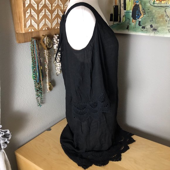 VENUS Boho Flowing Lace Cover Up Tunic Dress - Picture 8 of 14